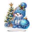 Kit de Arte Artesanal TSRUVYL Muñeco de Nieve 19x20 cm DIY Diamante