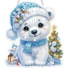Kit de arte Bowetile 5D Diamond Polar Bear Hanging Decor Kit de arte Bowetile 5D Diamond Polar Bear Hanging Decor