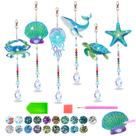 Kit de arte Diamond Micaracy para crianças de 6 a 12 anos com carrilhão de vento