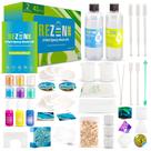 Kit de arte em resina epóxi ZEN247 com moldes de conchas marinhas trituradas