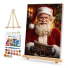 Kit de arte Heebenor Christmas Papai Noel Paint by Numbers 20x30 cm Kit de arte Heebenor Christmas Papai Noel Paint by Numbers 20x30 cm
