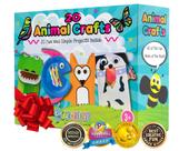 Kit de artes e artesanato Craftikit Animal Toddler para crianças de 3 a 10 anos