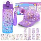 Kit de artes e ofícios Pongime Decore Water Bottle, boné de beisebol