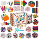 Kit de artesanato A&R CO. Suprimentos de arte e artesanato para crianças de 4 a 12 anos
