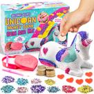 Kit de artesanato artístico GirlZone Unicorn Bank DIY Diamond Painting