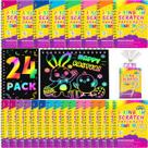 Kit de artesanato artístico Party Favors Pigipigi Kids Rainbow Scratch