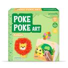 Kit de artesanato artístico Poke Poke jackinthebox Animals Theme Kids 4-8 Kit de artesanato artístico Poke Poke jackinthebox Animals Theme Kids 4-8