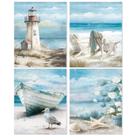 Kit de artesanato artístico Yeeqee 4 peças de pintura de diamante 25x30 cm