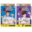 Kit de artesanato Creativity for Kids Wonder Worlds 3D Coloring, pacote com 2