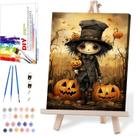 Kit de artesanato de arte MIRCVSH Halloween Paint by Numbers 30x41 cm