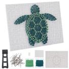 Kit de artesanato de arte WEBEEDY 3D Sea Turtle String DIY