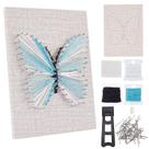 Kit de artesanato de arte WEBEEDY Butterfly DIY String Art Kit