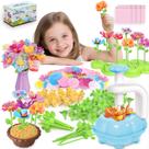 Kit de artesanato de buquê de flores DIY Kufanda para meninas de 4 a 9 anos Kit de artesanato de buquê de flores DIY Kufanda para meninas de 4 a 9 anos
