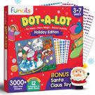 Kit de artesanato Dot Stickers Funcils, especial de Natal para crianças