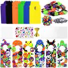 Kit de artesanato ERTIUANIO para maçaneta de Halloween com adesivos x24