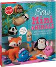 Kit de artesanato Klutz Sew Mini Animals com livro para crianças maiores de 8 anos