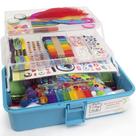 Kit de Artesanato Olly Kids - Biblioteca com Organizador de Caixas