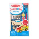 Kit de artesanato para Melissa e Doug criado por mim! Madeira para carros de corrida