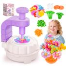 Kit de artesanato: pintura de vento, tecido DIY, buquês de flores para meninas de 3 a 12 anos