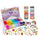 Kit de Artesanato Rainbow Loom Treasure Trove com 11.000 Elásticos para Pulseiras