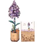 Kit de artesanato ROBOTIME 3D Flower Puzzle lilás para adultos Kit de artesanato ROBOTIME 3D Flower Puzzle lilás para adultos