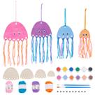 Kit de artesanato WEBEEDY Jellyfish Paint Make Colorful Hair Kids