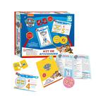 Kit de Atividades Educação Infantil Alfabetização Pintura Jogo da Memória Patrulha Canina Brinquedo Educativo- Nig 0688