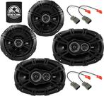 Kit de atualização de alto-falante KICKER DS Series 6.5 e 6x9 para Honda Accord