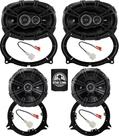 Kit de atualização de alto-falantes KICKER DS Series 6X9 e 6,5" para Nissan Titan
