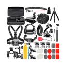 Kit De Aventura 50 Em 1 Para GoPro DJI Insta360 Com Suportes Para Capacete De Bicicleta E Estojo À
