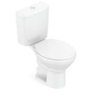 Kit de Bacia com Caixa Acoplada e Assento Azálea Celite Branco