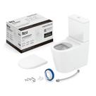 Kit de Bacia com Caixa e Assento Termofixo Softclose e Complementos de Instalação
