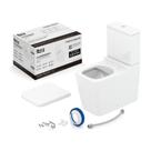 Kit de Bacia com Caixa e Assento Termofixo Softclose e Itens de Instalação
