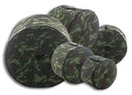 Kit de Bags Batera Clube Signature BC Camuflagem Tons 12, 13, Surdo 16, Bumbo 22 e Caixa