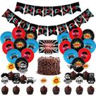 Kit de balão: balões de látex Game On Party, 32 unidades com banner C