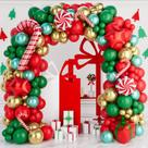 Kit de balão de Natal Garland Arch Chamrrille 149 unidades