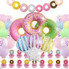 Kit de balão Donut, 32 peças de confete de folha de látex com acessórios Kit de balão Donut, 32 peças de confete de folha de látex com acessórios