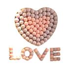 Kit de balão Love 110 unidades de macaron de látex de 12 cm com grade