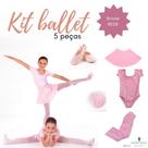 Kit de Ballet 5 Peças Balé infantil - Quebra Nozes Kit de Ballet 5 Peças Balé infantil - Quebra Nozes