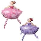 Kit de balões Ballerina Girl Balões Mylar para casamento (2 unidades)