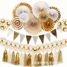 Kit de balões de festa, decoração de aniversário de casamento, 52 unidades