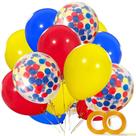 Kit de balões de festa, látex colorido, 12 cm, 16 unidades para decoração