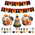 Kit de balões de Halloween: balões de látex de festa, 36 unidades com banner