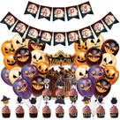 Kit de balões de Halloween Happy Halloween 39 unidades de látex Evil Face Kit de balões de Halloween Happy Halloween 39 unidades de látex Evil Face