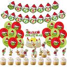 Kit de balões Grinchs 30 balões de látex com cobertura de bolo Banner