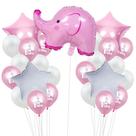 Kit de balões Little Pink Elephant 26 unidades Mylar Pentas