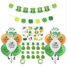 Kit de balões Lucky St. Patrick's Day 28 unidades de látex de 12 cm com acessórios