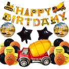 Kit de balões para festa de aniversário de Shop Truck com 25 balões de papel alumínio de látex