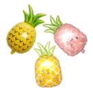 Kit de balões Pineapple Mylar Fruit de 18 polegadas para crianças (3 unidades)