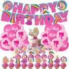 Kit de balões Princess Doll Birthday Party com 50 balões de látex